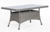 Sunny Smart Gartentisch Midland Alu/Kunststoffgeflecht rustic-vintage 160x90 cm
