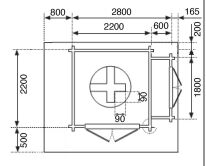 Multifunktionshaus VILANO 2; 220(360) x 220 cm; inkl....