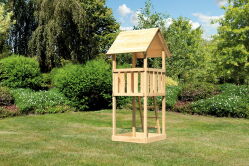 Karibu Spielturm LOTTI Spielturm naturbelassen inkl....