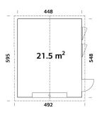 Garage Elementbau ANDRE 21,5 m2