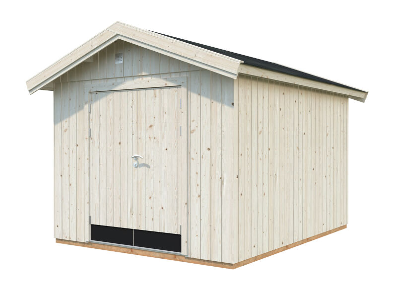 Palmako Gerätehaus MARTIN 8,4 m²  275x344 mm, 18+70 mm, inkl. Fußboden, naturbelassen