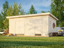 Palmako Gerätehaus KALLE 16,9 m²  561x330 cm ,...