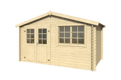 Lasita Maja Gartenhaus AXEL 230 , 28 mm , 380×230 cm / ohne Fußboden