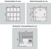 Karibu Saunahaus CUBEN / TOPGARDEN 4 / mit 9KW Ofen integr. Strg. / *AKTION*