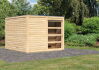Karibu Saunahaus CUBEN / TOPGARDEN 4 / mit 9KW Ofen integr. Strg. / *AKTION*
