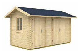 Tene Gartenhaus KARINA ISO 40mm inkl. 28mm Boden