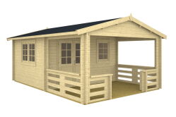 Tene Gartenhaus MONTANA ISO 40mm inkl. 18mm Boden