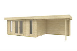 Tene Gartenhaus ORIENTAL 5 ISO 40mm- SD300 40mm inkl....