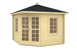 Tene Gartenhaus VICTORIA B 28mm inkl. 18mm Boden