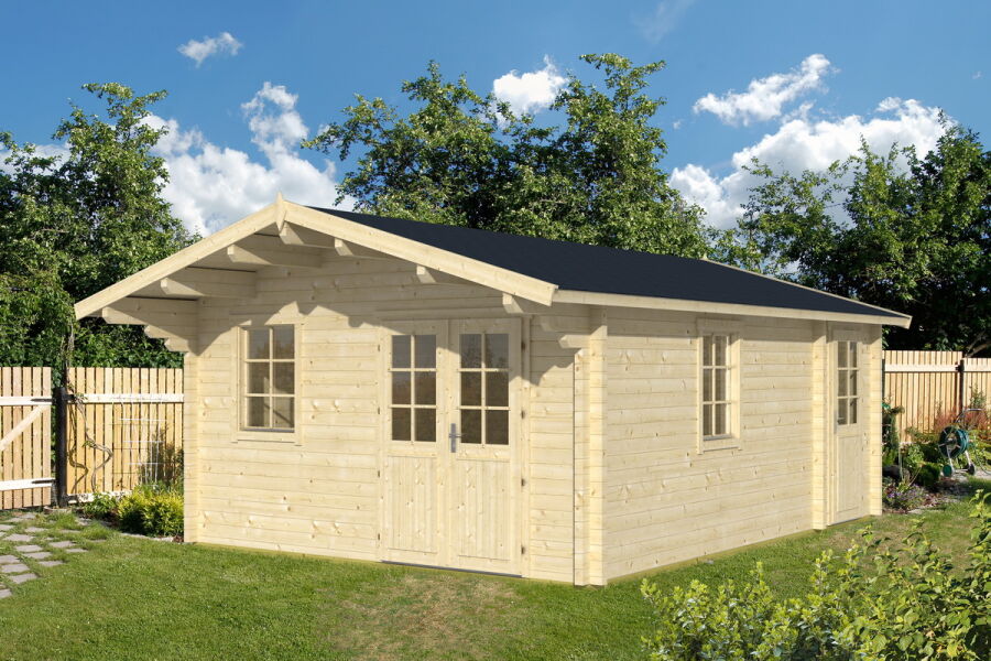 Tene Gartenhaus GOTLAND B 70mm
