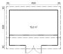 Tene Gartenhaus LANGEOOG B 70mm