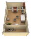 Tene Gartenhaus LEON B 70mm