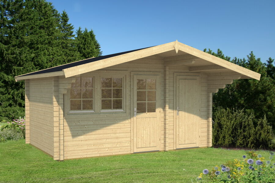 Tene Gartenhaus PEDRO B  70mm ohne Boden