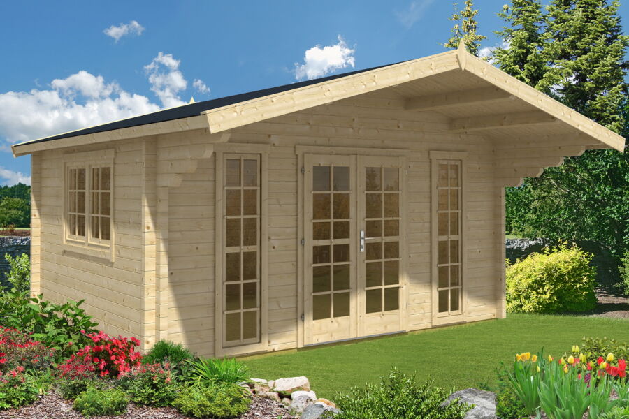 Tene Gartenhaus SAUERLAND B 70mm