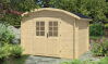 Tuindeco Gartenhaus Blockhütte KLAIR 300 x 240 / 28mm natur