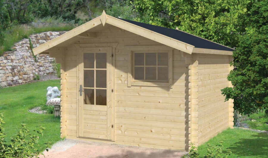 Tuindeco Gartenhaus Blockhütte BO 300 x 300 / 28mm