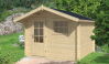 Tuindeco Gartenhaus Blockhütte BO 300 x 300 / 28mm