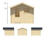 Tuindeco Gartenhaus Blockhütte BO 300 x 300 / 28mm