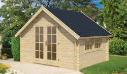 Tuindeco Gartenhaus Blockhütte SKOV 350 x 300 / 28mm