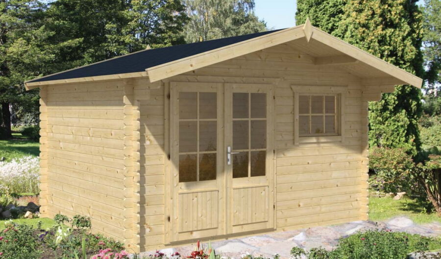 Tuindeco Gartenhaus Blockhütte INGMAR 380 x 290 / 28mm