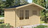Tuindeco Gartenhaus Blockhütte INGMAR 380 x 290 / 28mm