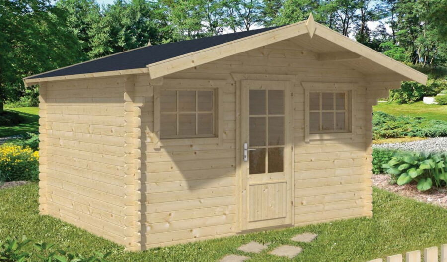 Tuindeco Gartenhaus Blockhütte MIKA 380 x 290 / 28mm