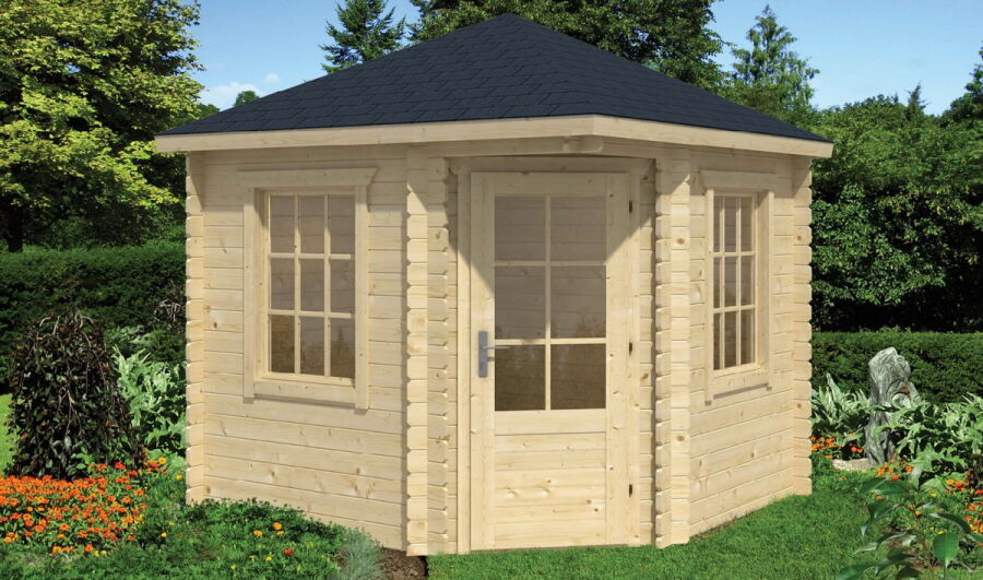 Tuindeco Gartenhaus Blockhütte DANIEL 260 x 260 / 28mm