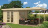 Tuindeco Gartenhaus Blockhütte DELLINGER 300 x 300 / 28mm