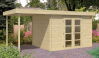 Tuindeco Gartenhaus Blockhütte EXTRAMODERN 510 x 250 - 28 mm
