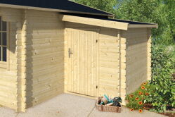 Tuindeco Blockhüttenanbau 28 mm 160 x 220 / 28mm natur