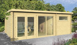 Tuindeco Gartenhaus Blockhütte FLOW 2.0 400 x 595 /...