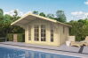 Tuindeco Gartenhaus Blockhütte SÖREN 380 x 380 / 44mm