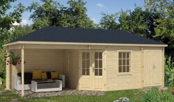 Tuindeco Gartenhaus Blockhütte OLSON 705 x 300 / 44mm