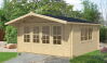 Tuindeco Gartenhaus Blockhütte DERBY 440 x 440 / 58mm