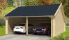 Tuindeco Garage Garage-Offene Scheune NYSSE 600 x 600 / 70mm natur