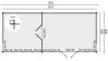 Tuindeco Gartenhaus Blockhütte BIG LAUREN + 27 mm Dach / 400 x 930 / 70 mm, natur
