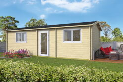 Tuindeco Gartenhaus Blockhütte AVA + 27 mm Dach /...