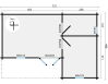 Tuindeco Gartenhaus Blockhütte OLLIE + 27 mm Dach / 494 x 727 / 70 mm, natur
