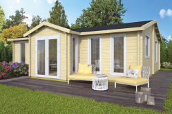 Tuindeco Gartenhaus Blockhütte MULLINGAR + 27 mm...