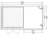Karibu Gartenhaus GLÜCKSBURG 3 im Set mit Anbaudach terragrau 19mm Wandstärke