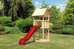 Karibu Spielturm LOTTI Spielturm naturbelassen inkl....