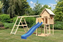 Karibu Spielturm FRIEDA naturbelassen inkl. Sandkiste...