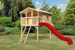Karibu Spielturm Stelzenhaus BENJAMIN naturbelassen inkl....