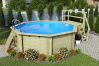 Karibu Pool MODELL 2 VARIANTE B Classic Deck Folie BLAU