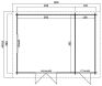 Gartenhaus RHEIN 560x420 cm (L); 40 mm Doppelnut; ohne Boden; 2-Raum-Haus