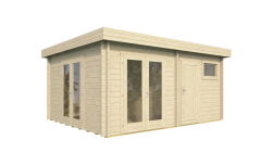 Gartenhaus HAUKE, 500x400cm, 44mm Bohlen, ISO, inkl....