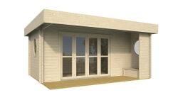 Gartenhaus WANGEROOGE 5x4 m / 50mm
