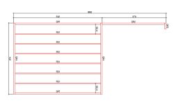 Gartenhaus Carmen 5x4 m + 4 m Schleppdach / 70mm
