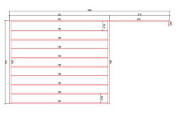 Gartenhaus Claudia 6x5 m + 4 m Schleppdach / 70mm