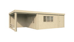 Gartenhaus EMIL; 850x420 cm ISO (A); 44 mm Doppelnut;...